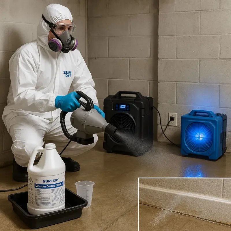 Sanitization and Odor Removal process in Commerce, OK