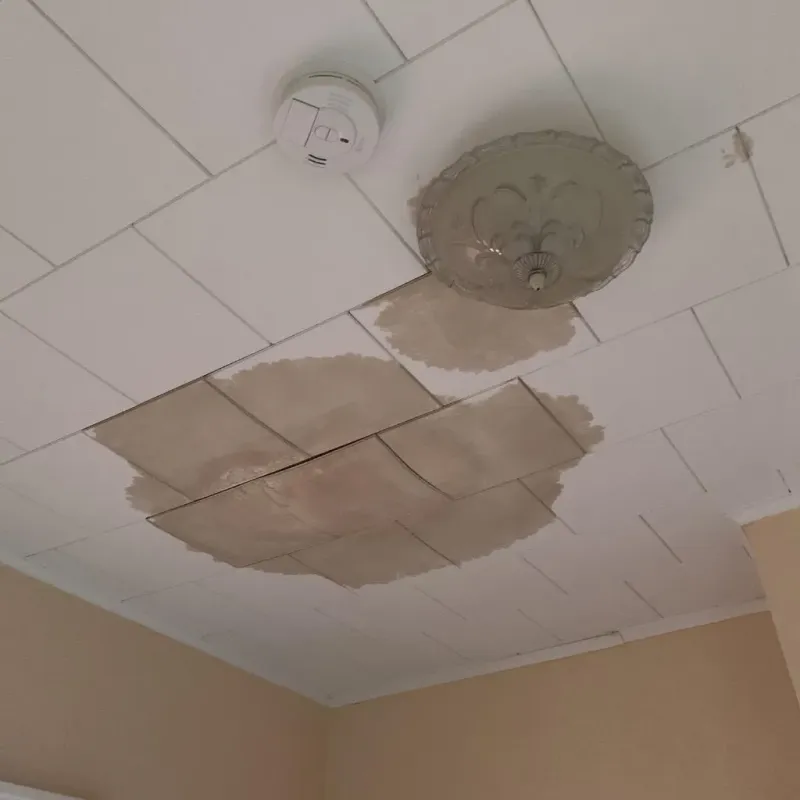Ceiling Water Damage Repair in Commerce, OK