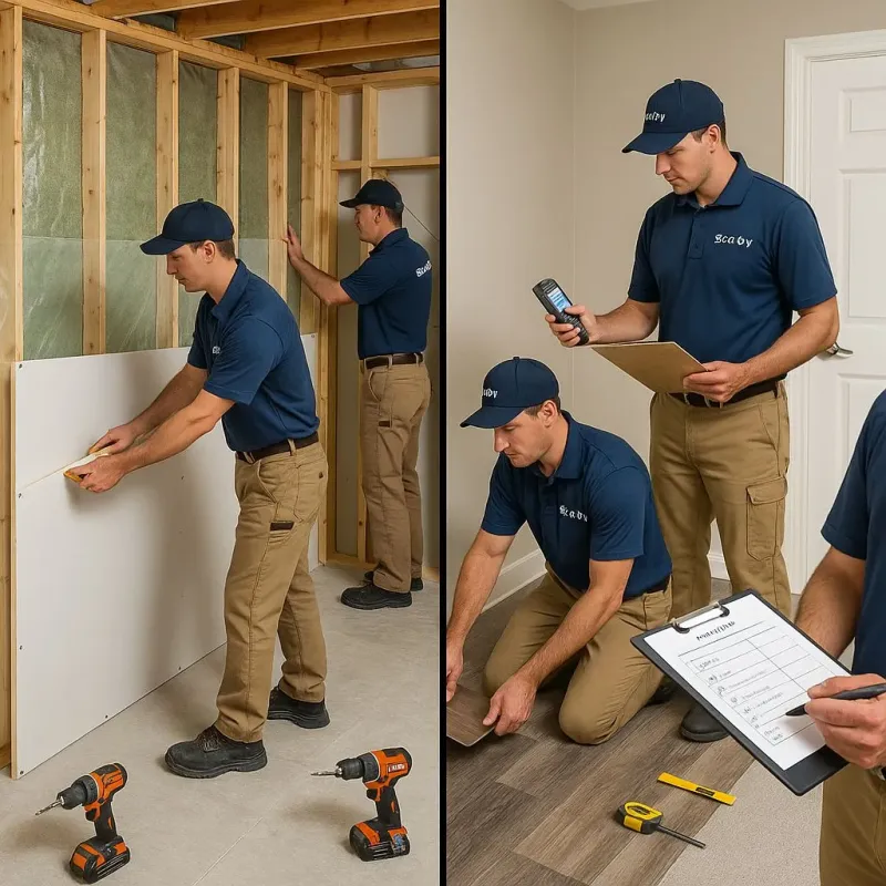Repairs and Reconstruction process in Commerce, OK